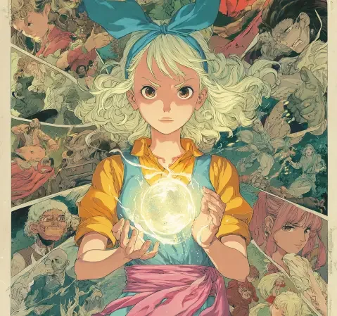 动画短片《机械鸟》中金属小鸟站在齿轮上的定格画面